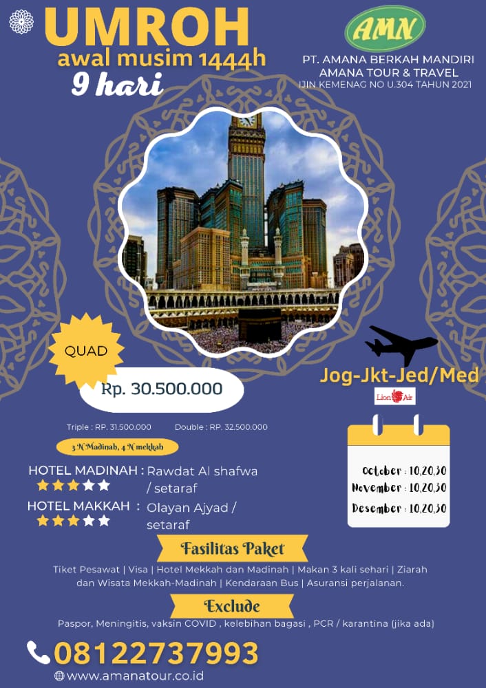 Travel umroh jogja
